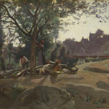 Peasants under the Trees at Dawn