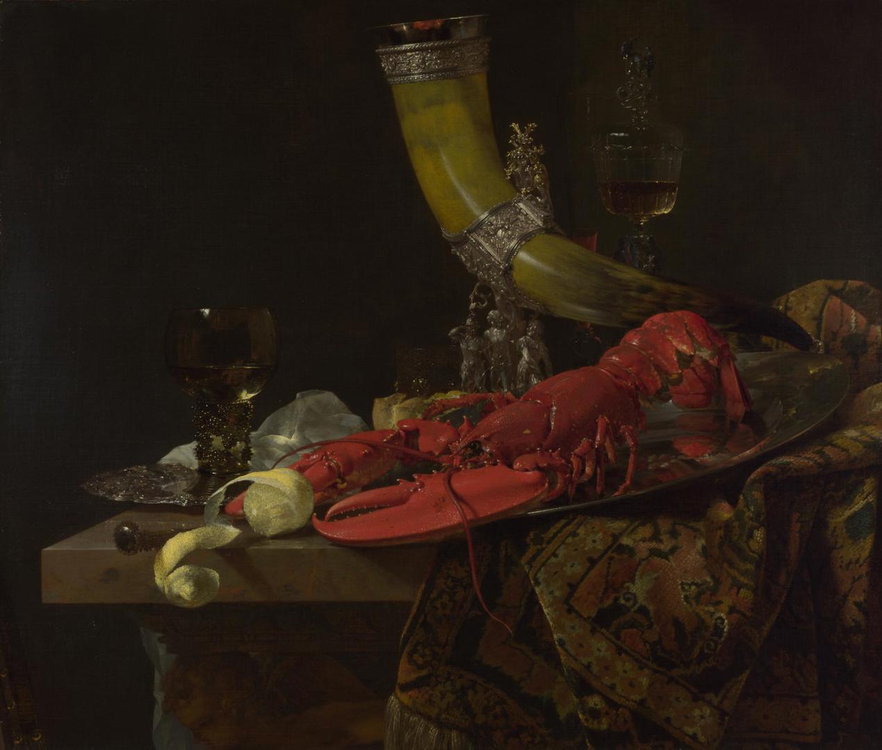 Still Life with Drinking-Horn by Willem Kalf