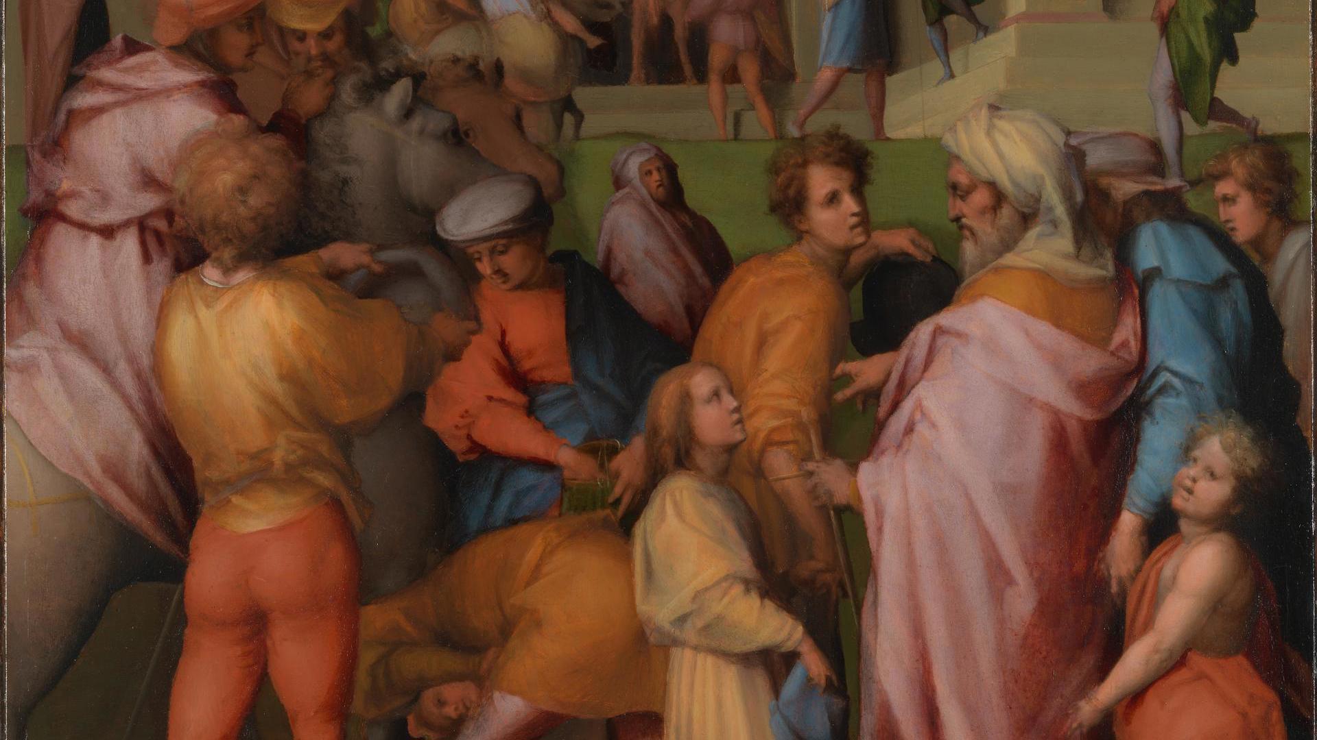 Joseph sold to Potiphar by Pontormo