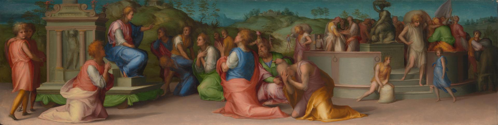 Joseph's Brothers beg for Help by Pontormo