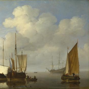 Dutch Ships in a Calm