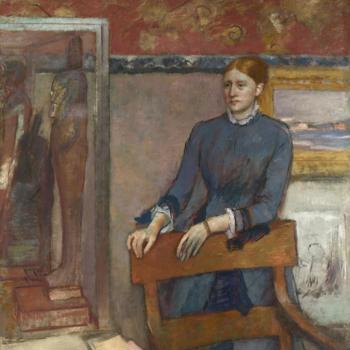 Hélène Rouart in her Father's Study
