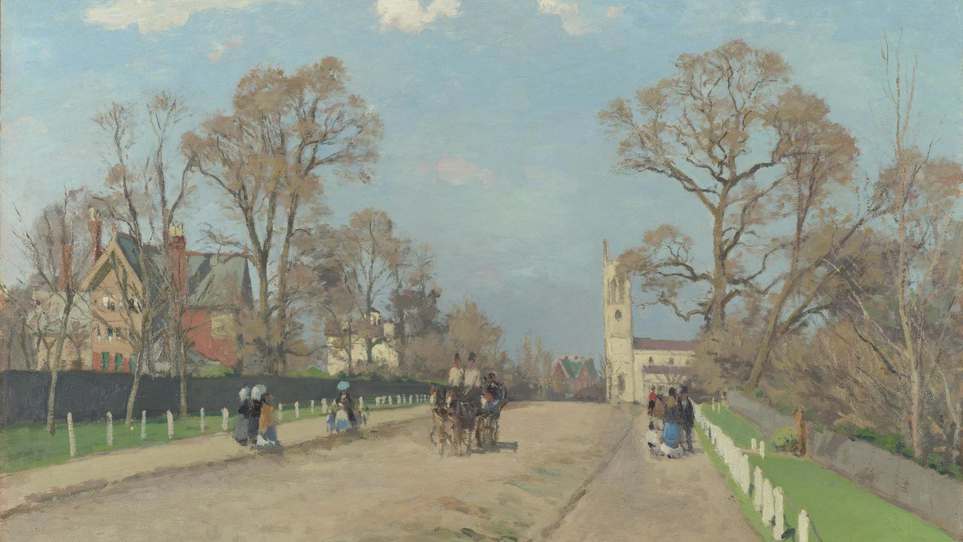 The Avenue, Sydenham by Camille Pissarro