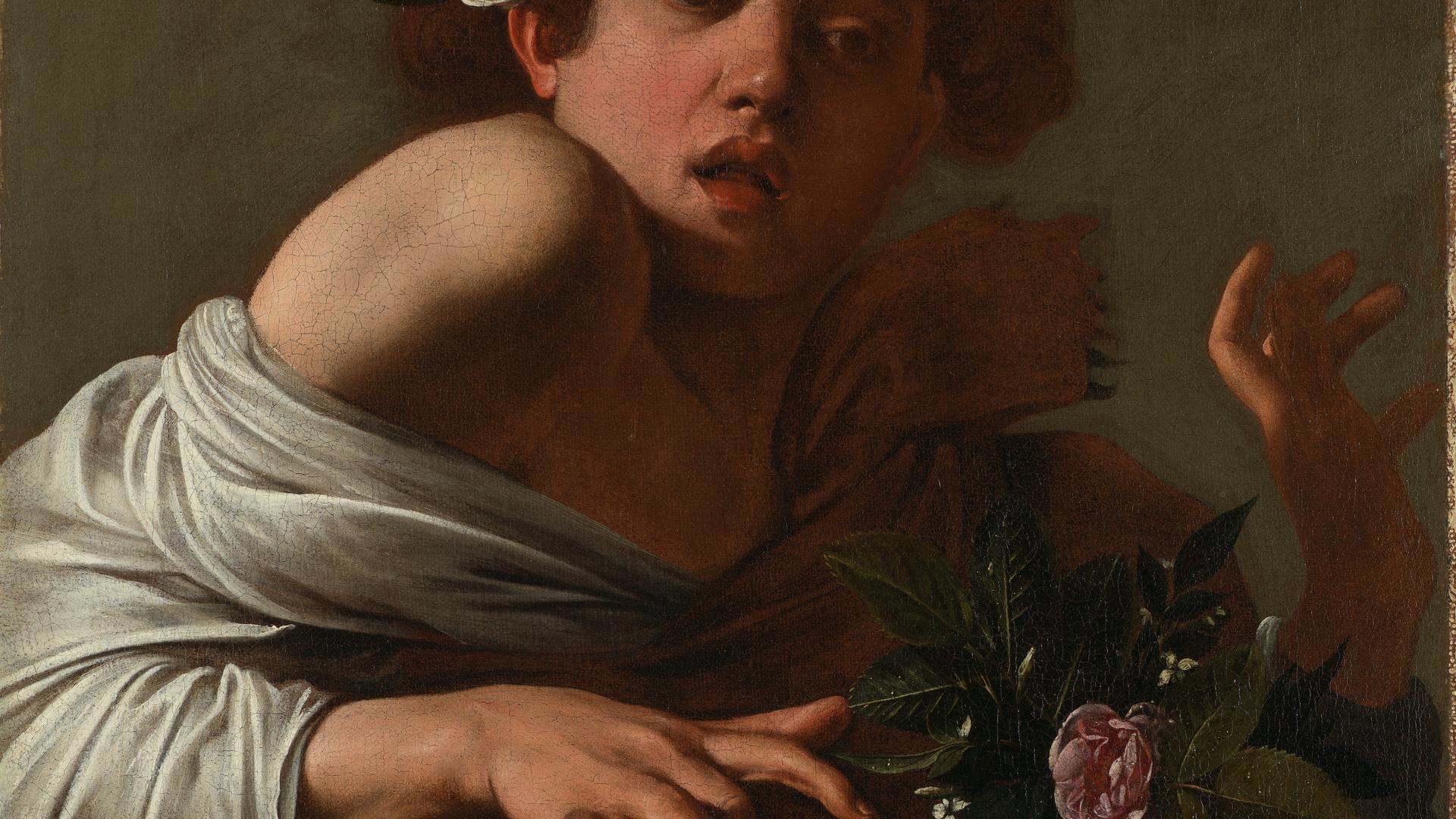 Boy bitten by a Lizard by Michelangelo Merisi da Caravaggio