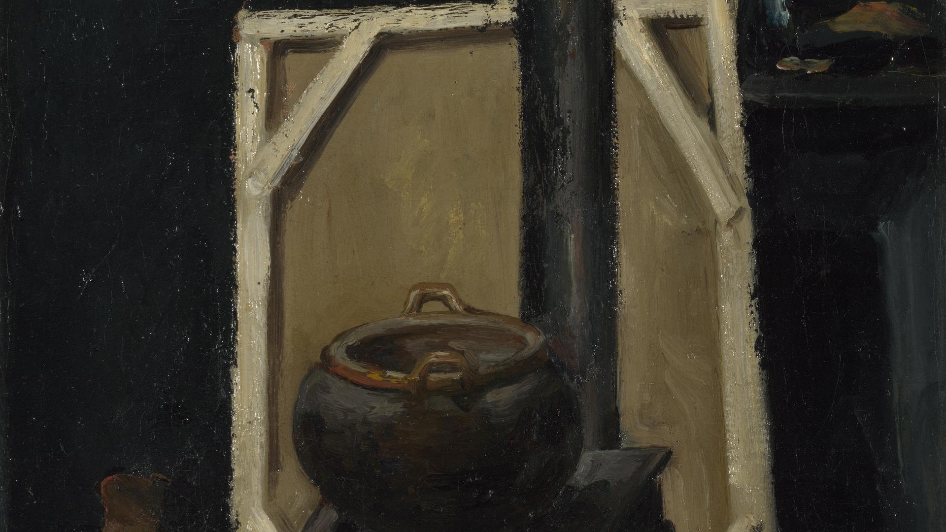 The Stove in the Studio by Paul Cézanne