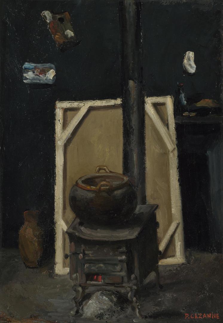 The Stove in the Studio by Paul Cezanne