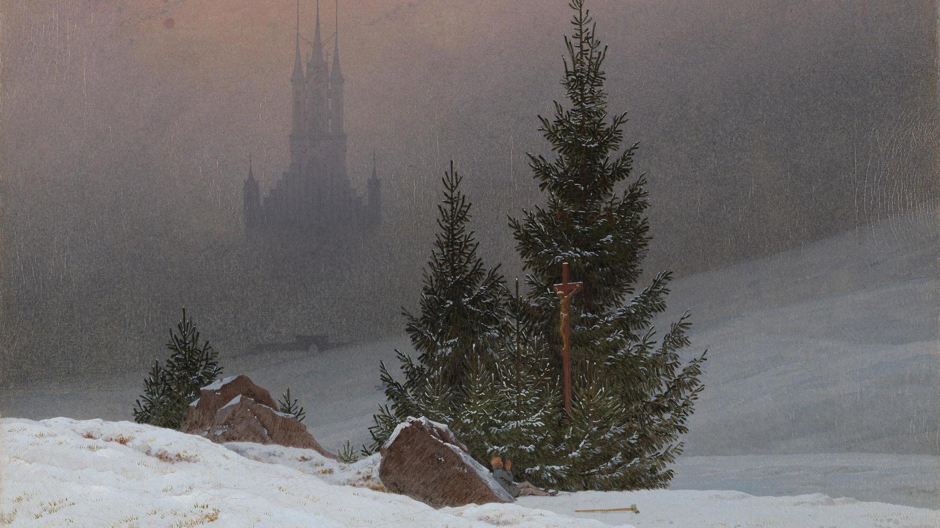 Winter Landscape by Caspar David Friedrich