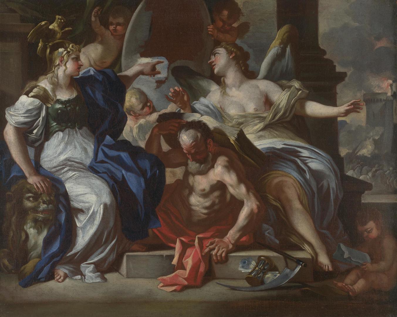 An Allegory of Louis XIV by Francesco Solimena