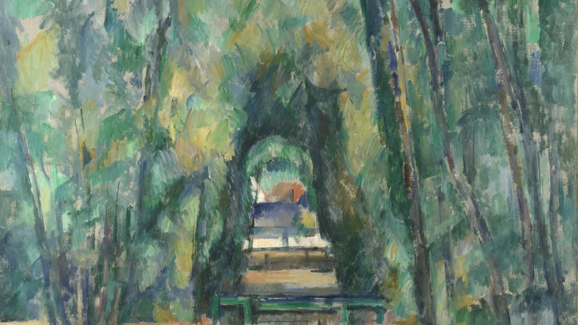 Avenue at Chantilly by Paul Cézanne