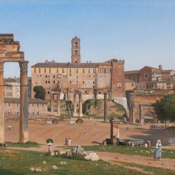 View of the Forum in Rome