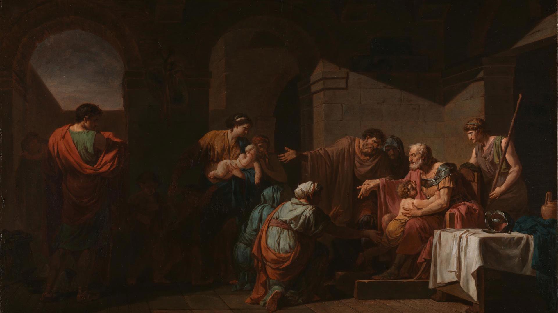 Belisarius receiving Hospitality from a Peasant by Jean-François-Pierre Peyron
