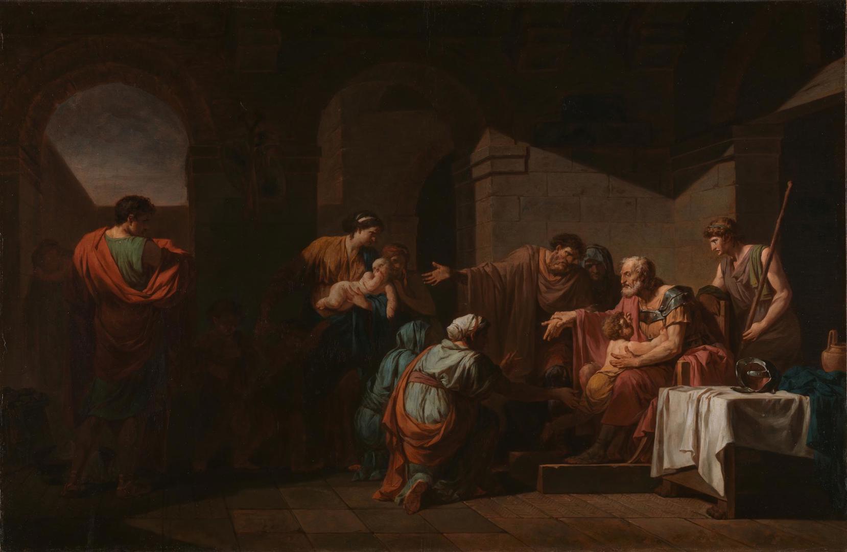 Belisarius receiving Hospitality from a Peasant by Jean-François-Pierre Peyron