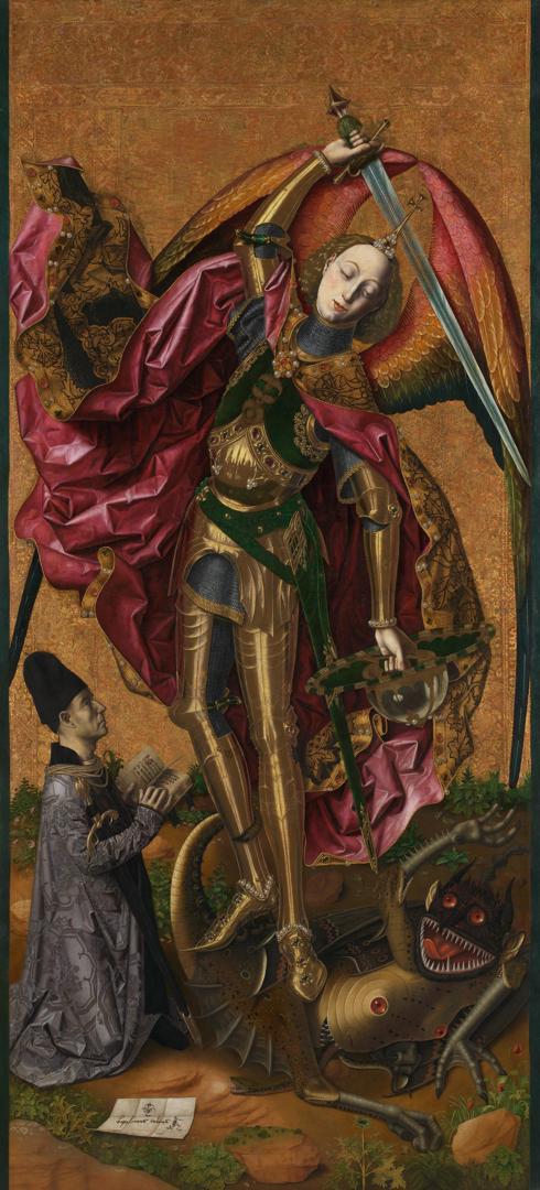 Saint Michael Triumphs over the Devil by Bartolomé Bermejo