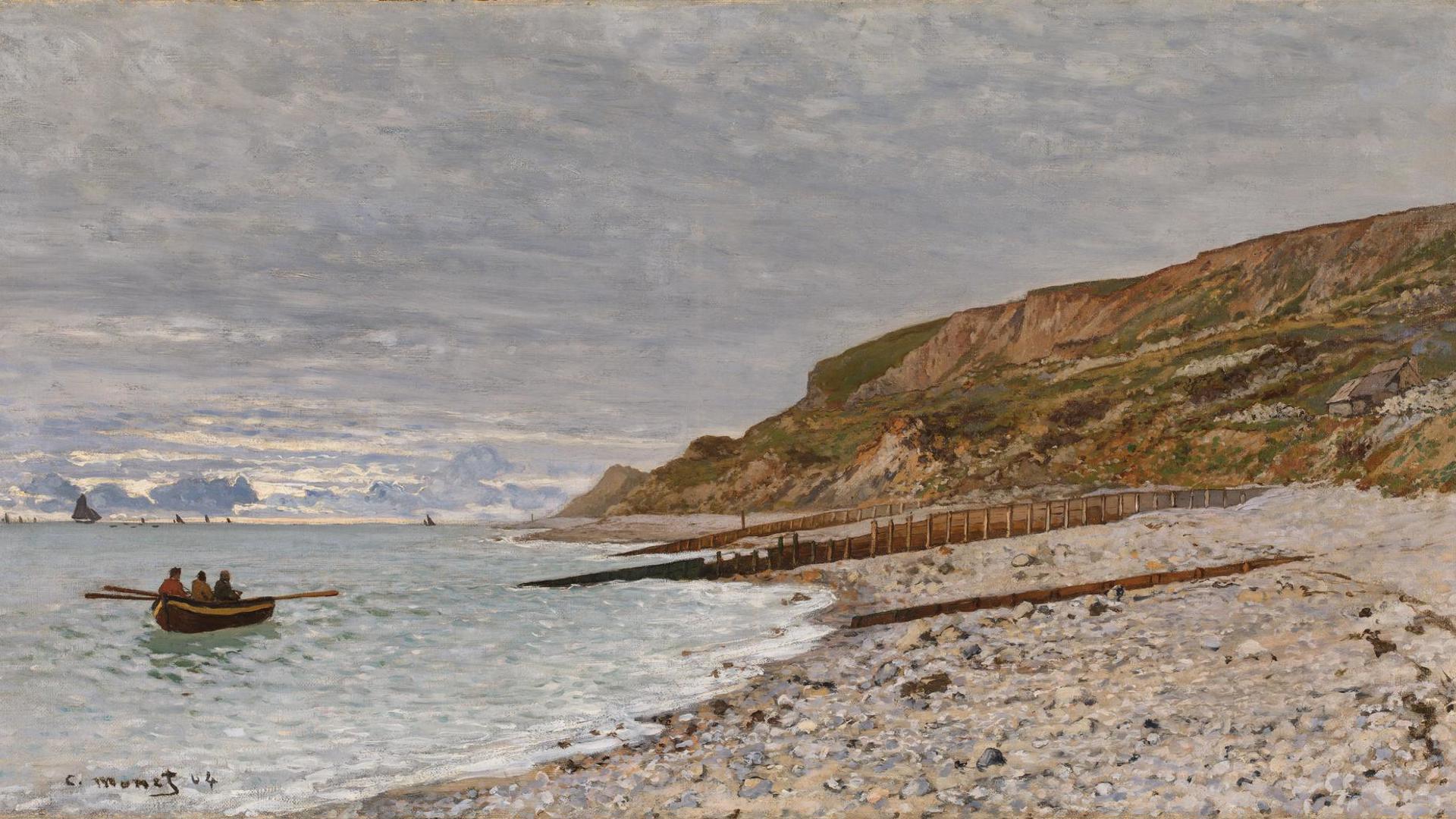 La Pointe de la Hève, Sainte-Adresse by Claude Monet