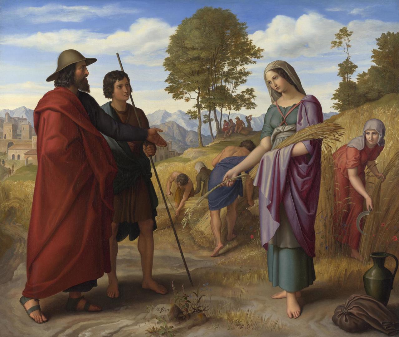 Ruth in Boaz's Field by Julius Schnorr von Carolsfeld