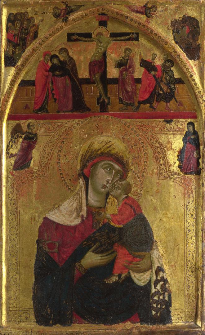 The Virgin and Child by Master of the Clarisse (possibly Rinaldo da Siena)