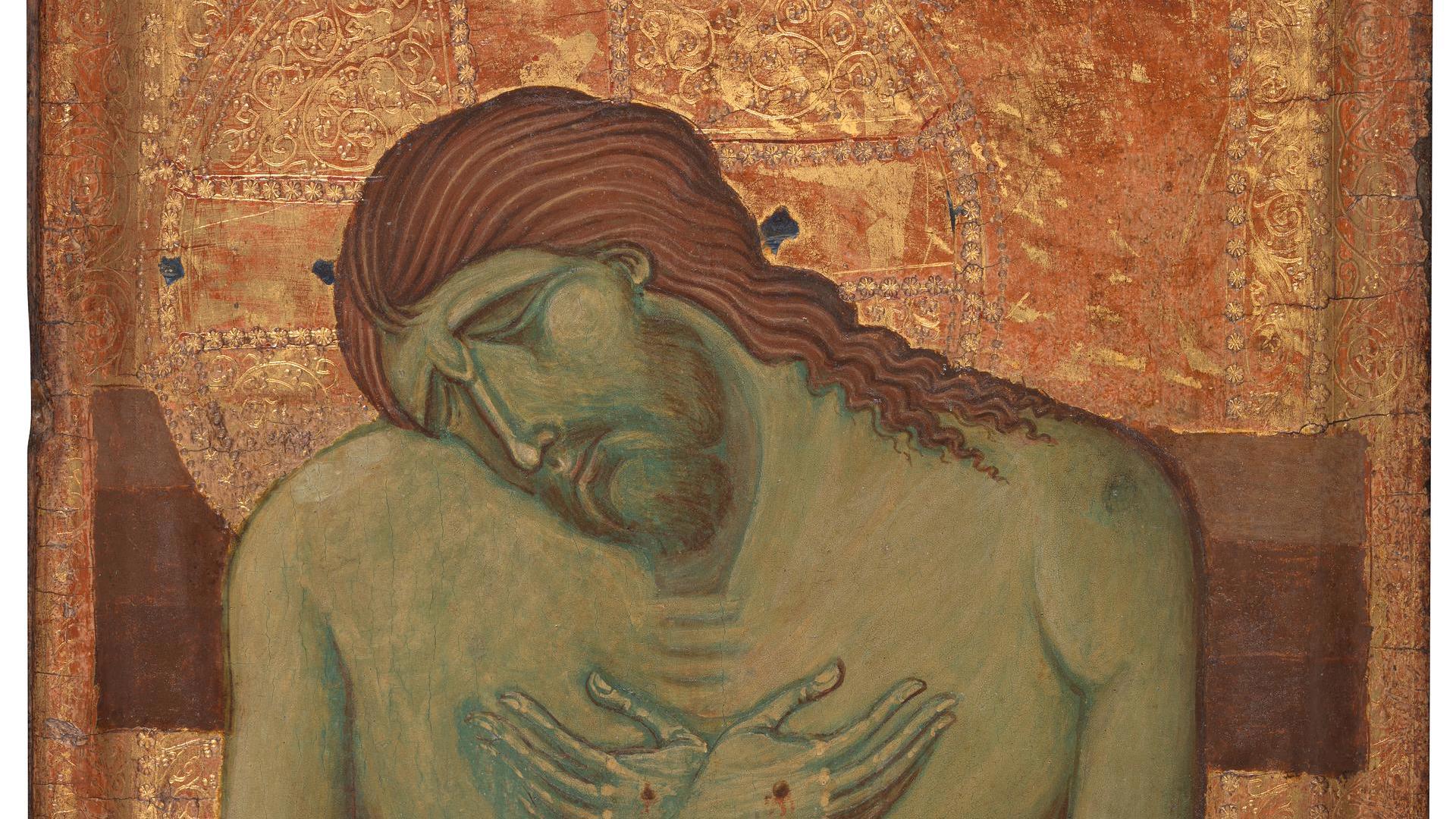 The Man of Sorrows by Master of the Borgo Crucifix (Master of the Franciscan Crucifixes)