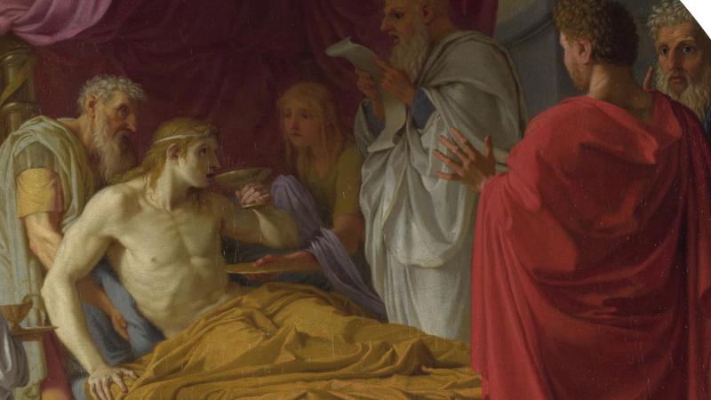 Eustache Le Sueur, 'Alexander and his Doctor', about 1648-9