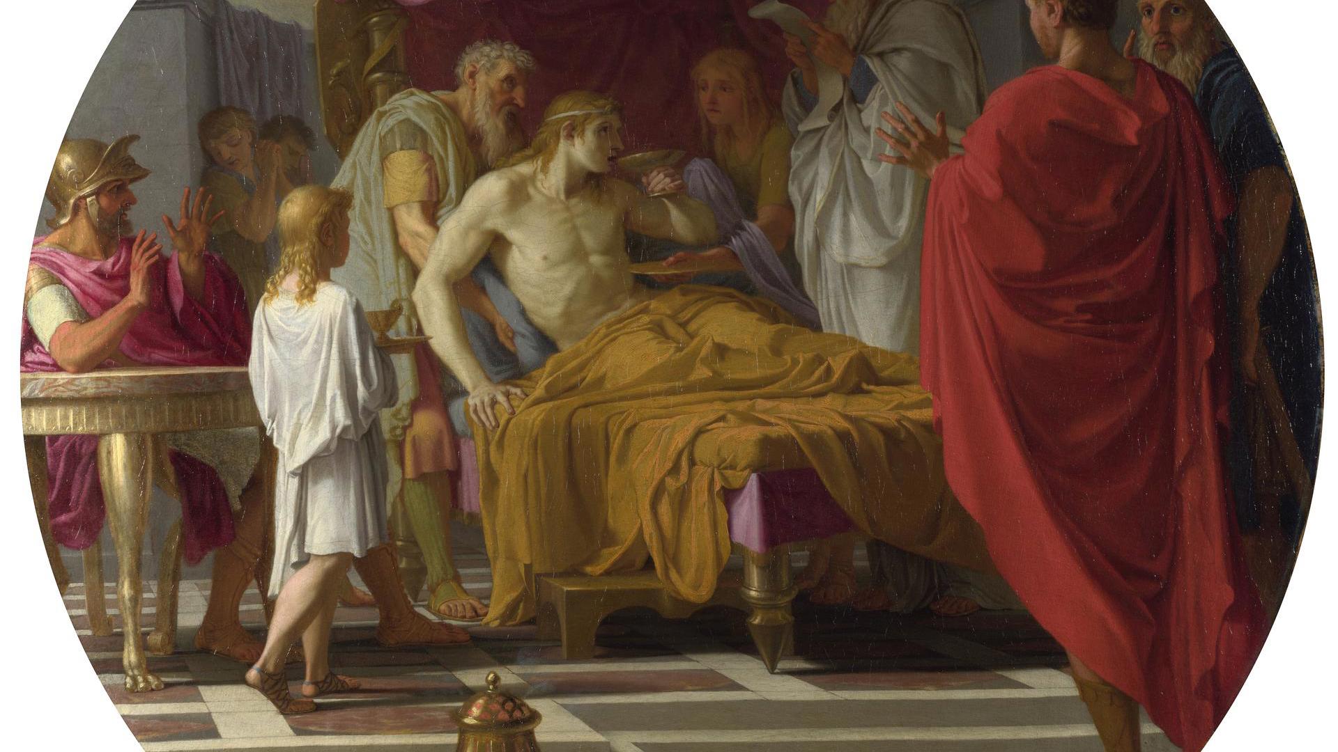 Alexander and his Doctor by Eustache Le Sueur