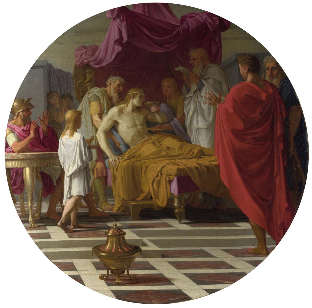Alexander and his Doctor by Eustache Le Sueur