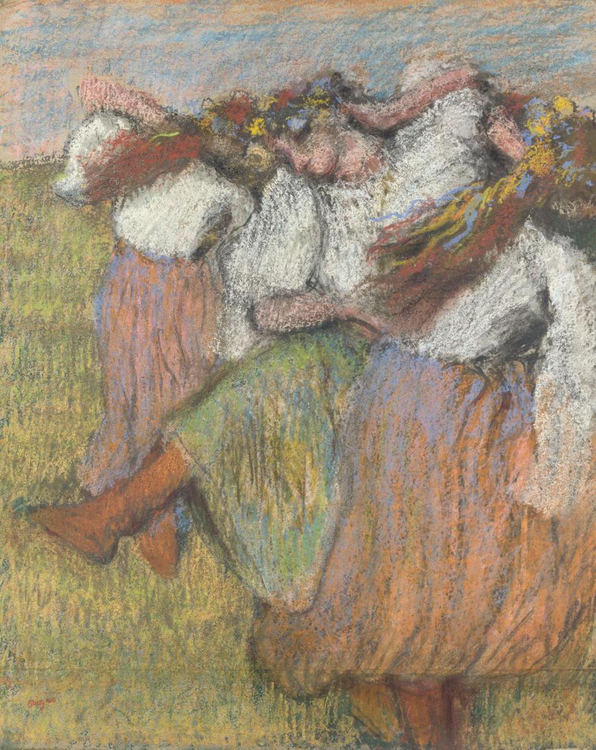 Ukrainian Dancers by Hilaire-Germain-Edgar Degas