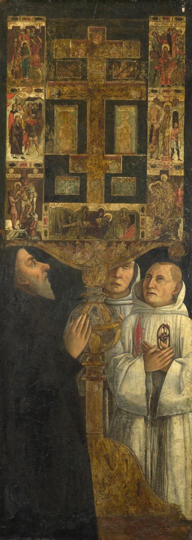 Cardinal Bessarion with the Bessarion Reliquary by Gentile Bellini