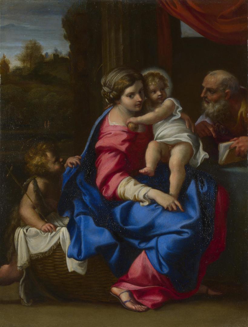 The Holy Family with the Infant Saint John the Baptist by Annibale Carracci