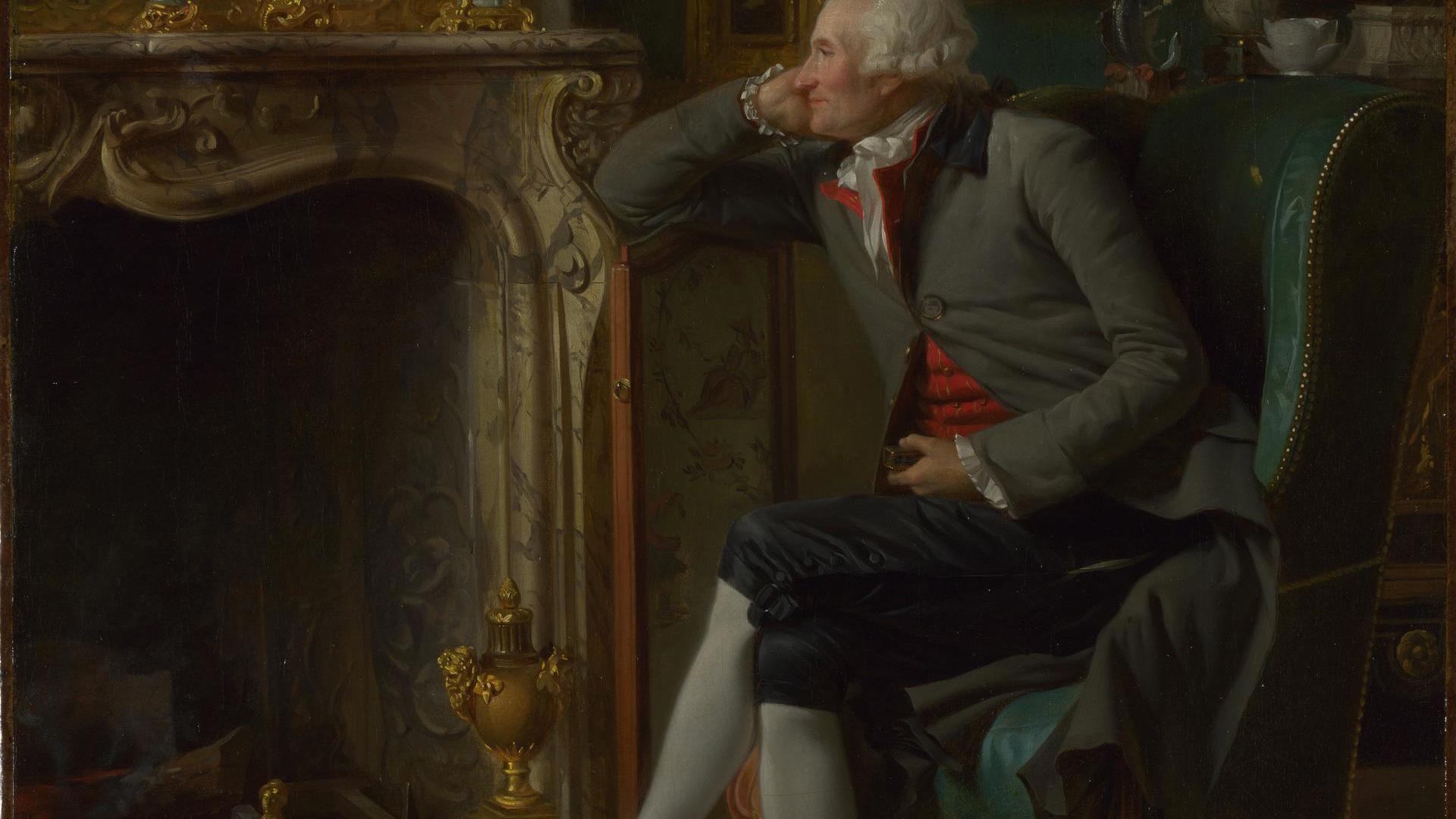 The Baron de Besenval in his Salon by Henri-Pierre Danloux