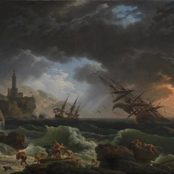 Vernet's 'Shipwreck in Stormy Seas'