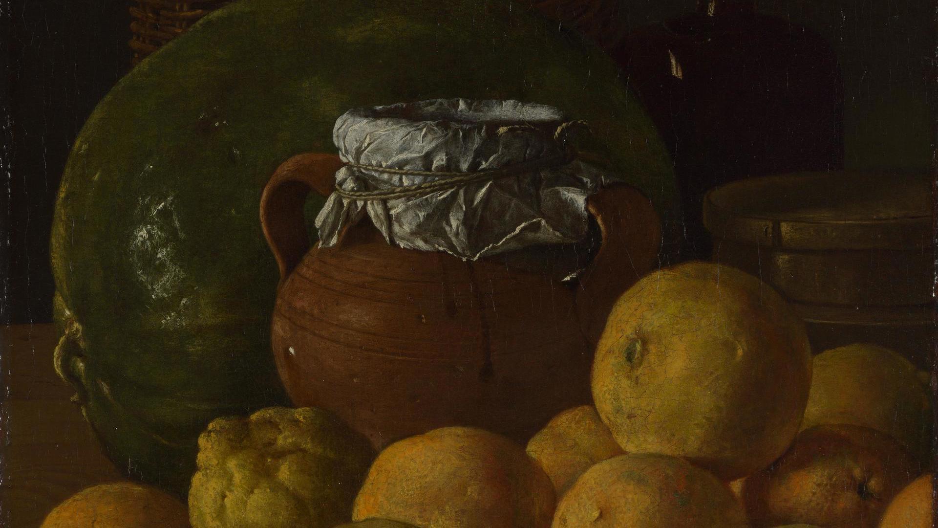 Still Life with Lemons and Oranges by Luis Meléndez