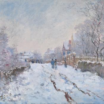 Snow Scene at Argenteuil