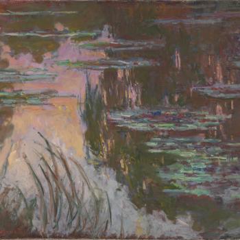 Claude Monet Water Lilies Setting Sun Ng6608 National Gallery London