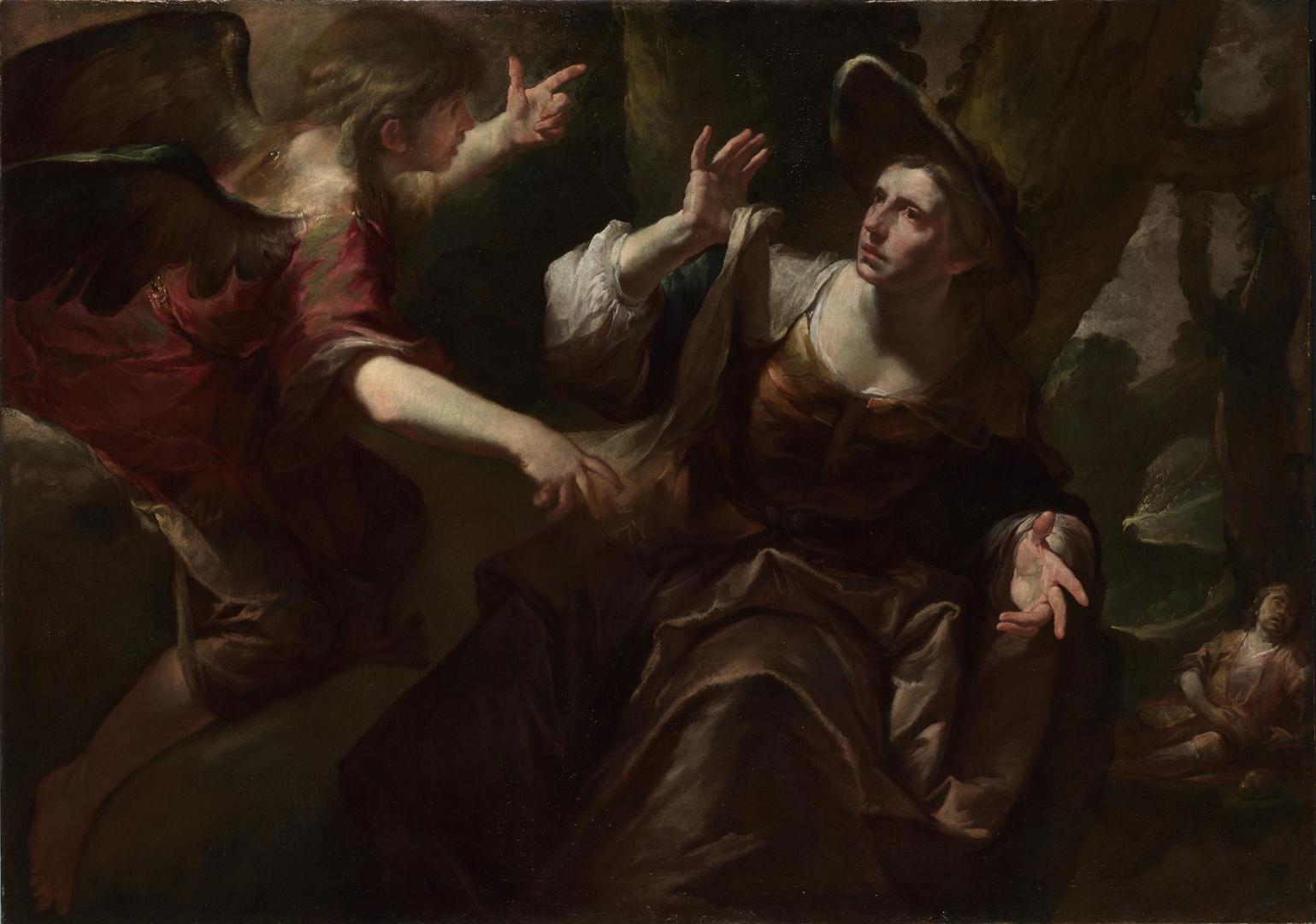 The Angel appears to Hagar and Ishmael by Gioacchino Assereto
