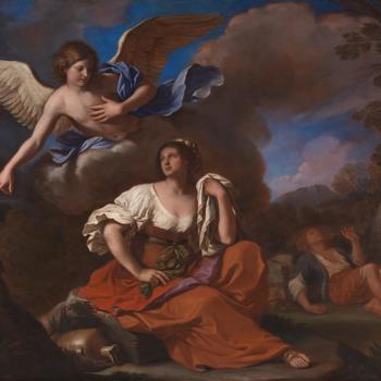 The Angel appears to Hagar and Ishmael