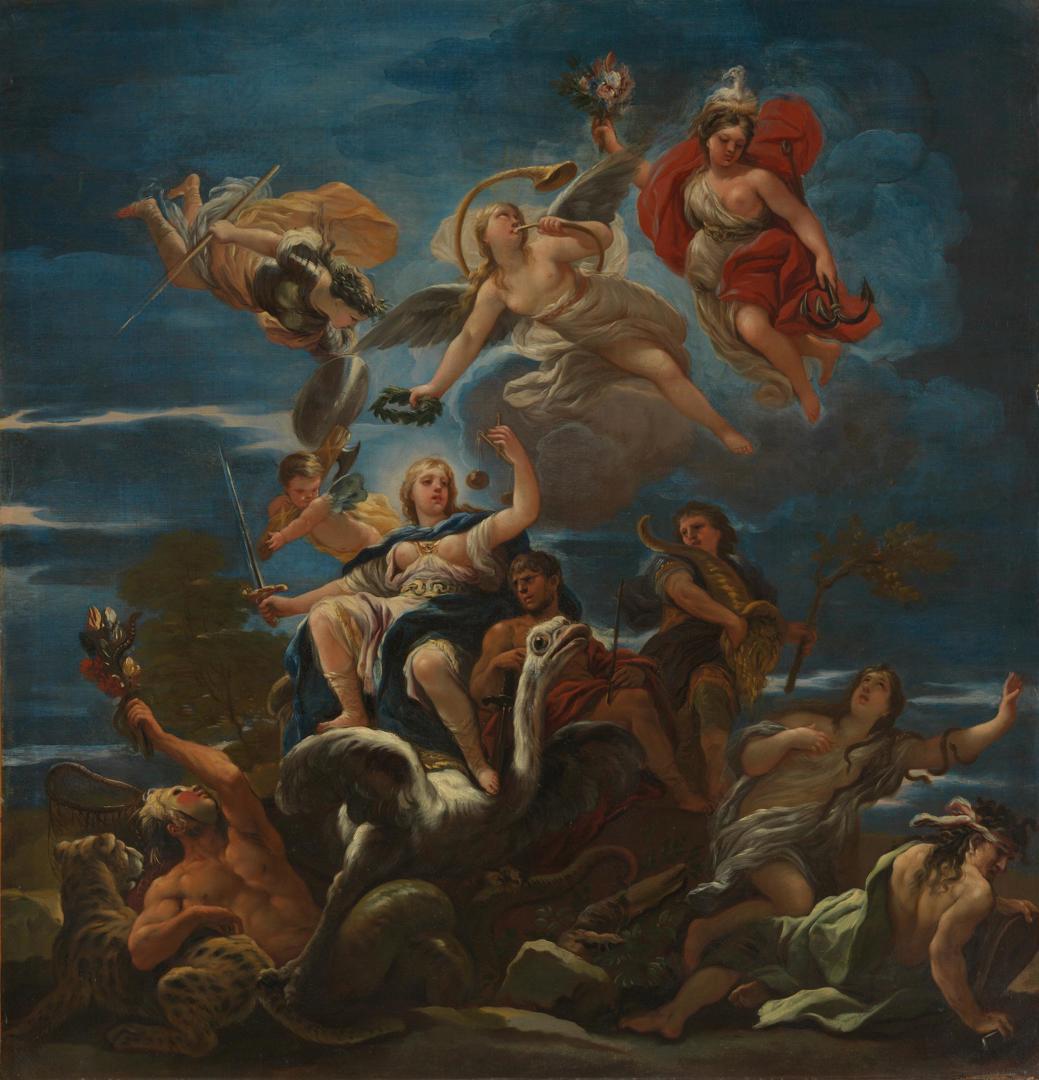 Allegory of Justice by Luca Giordano