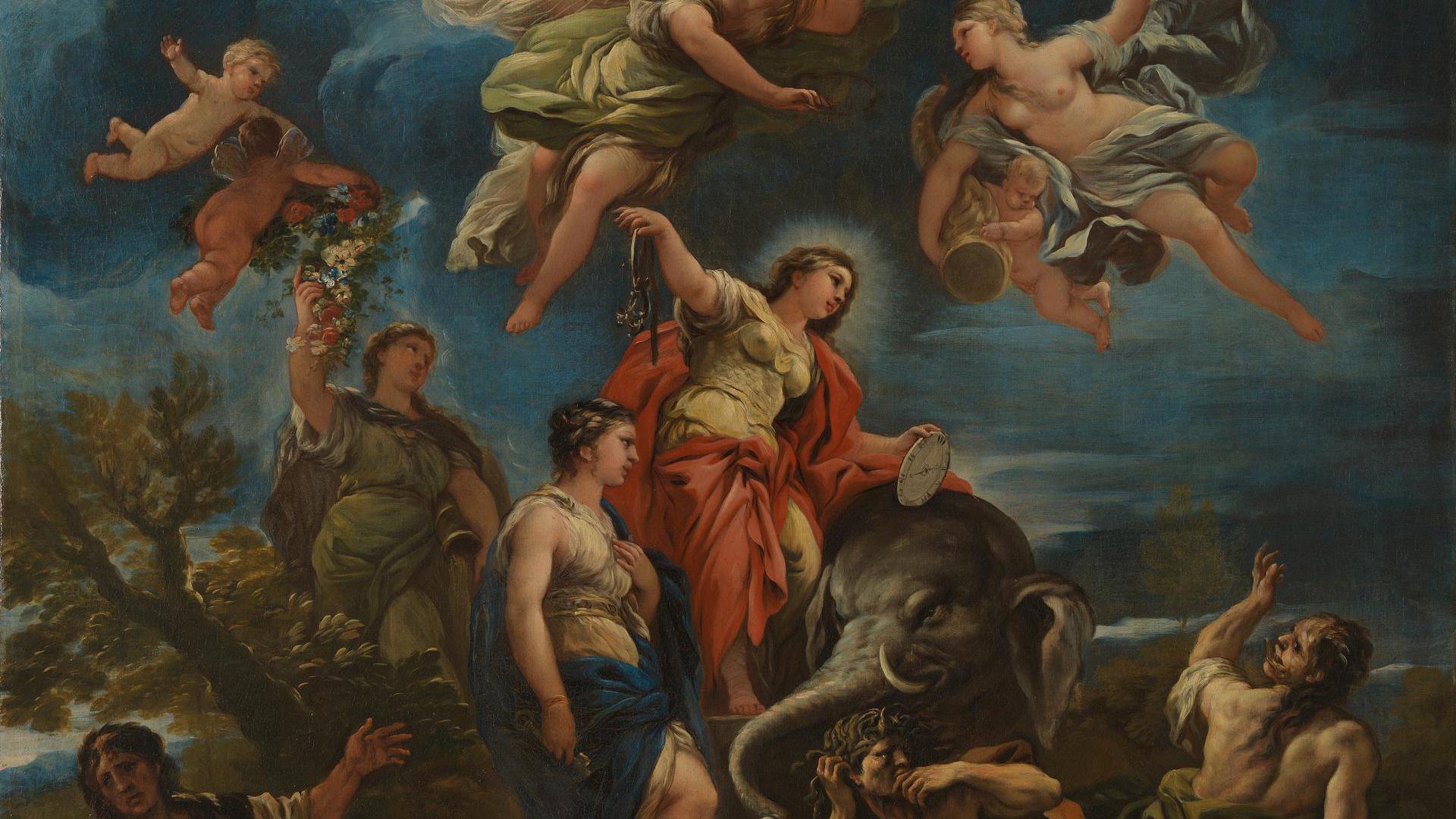 Allegory of Temperance by Luca Giordano