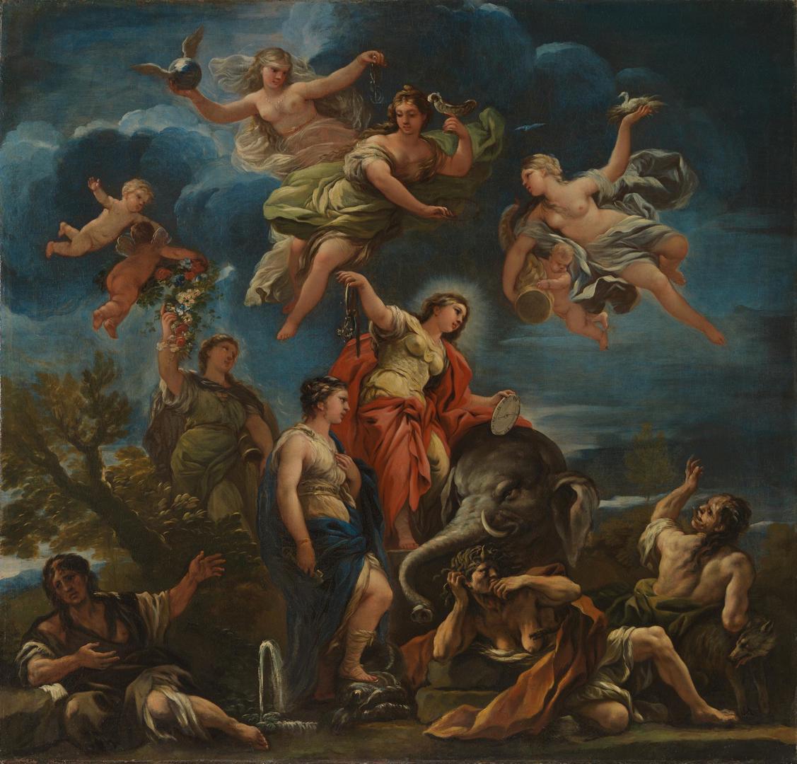 Allegory of Temperance by Luca Giordano