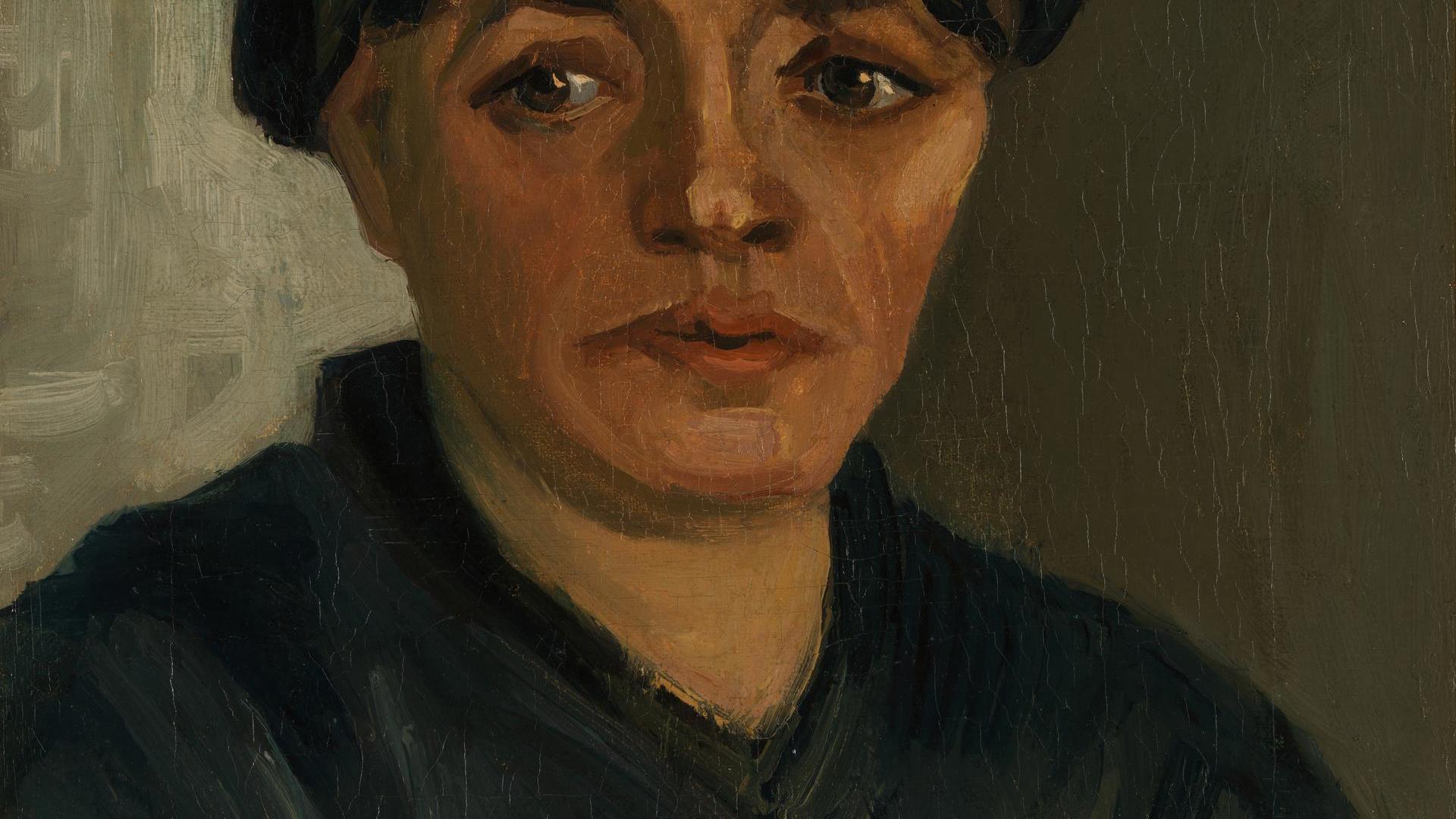 Head of a Peasant Woman by Vincent van Gogh