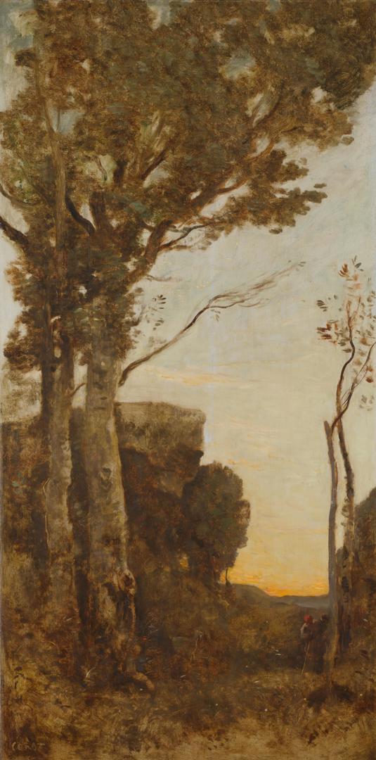 The Four Times of Day: Morning by Jean-Baptiste-Camille Corot