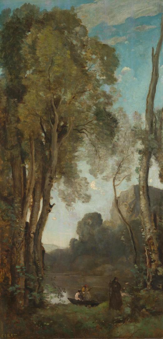 The Four Times of Day: Evening by Jean-Baptiste-Camille Corot