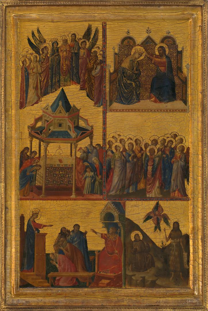 Scenes from the Lives of the Virgin and other Saints by Giovanni da Rimini