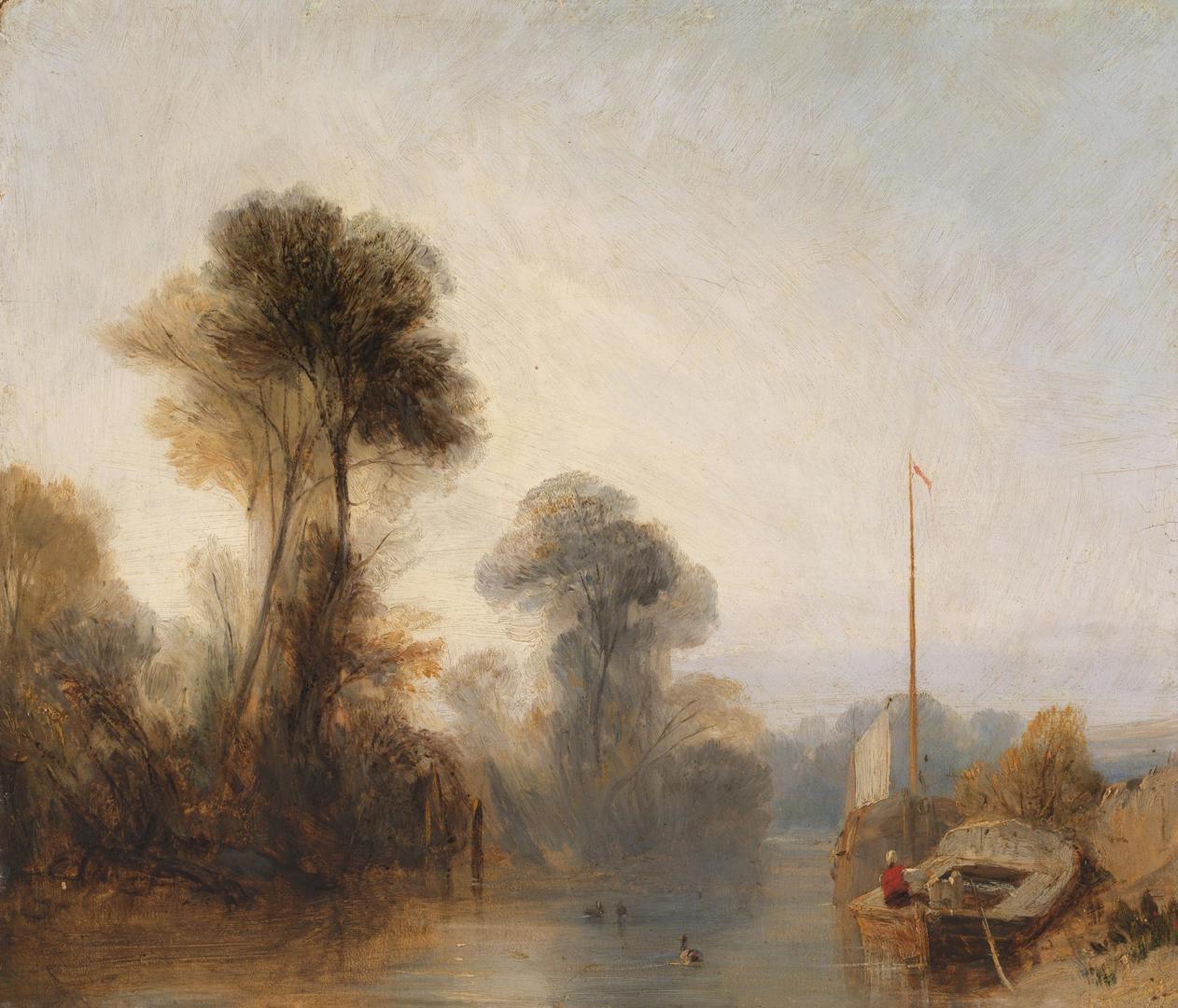 On the Seine – Morning by Richard Parkes Bonington