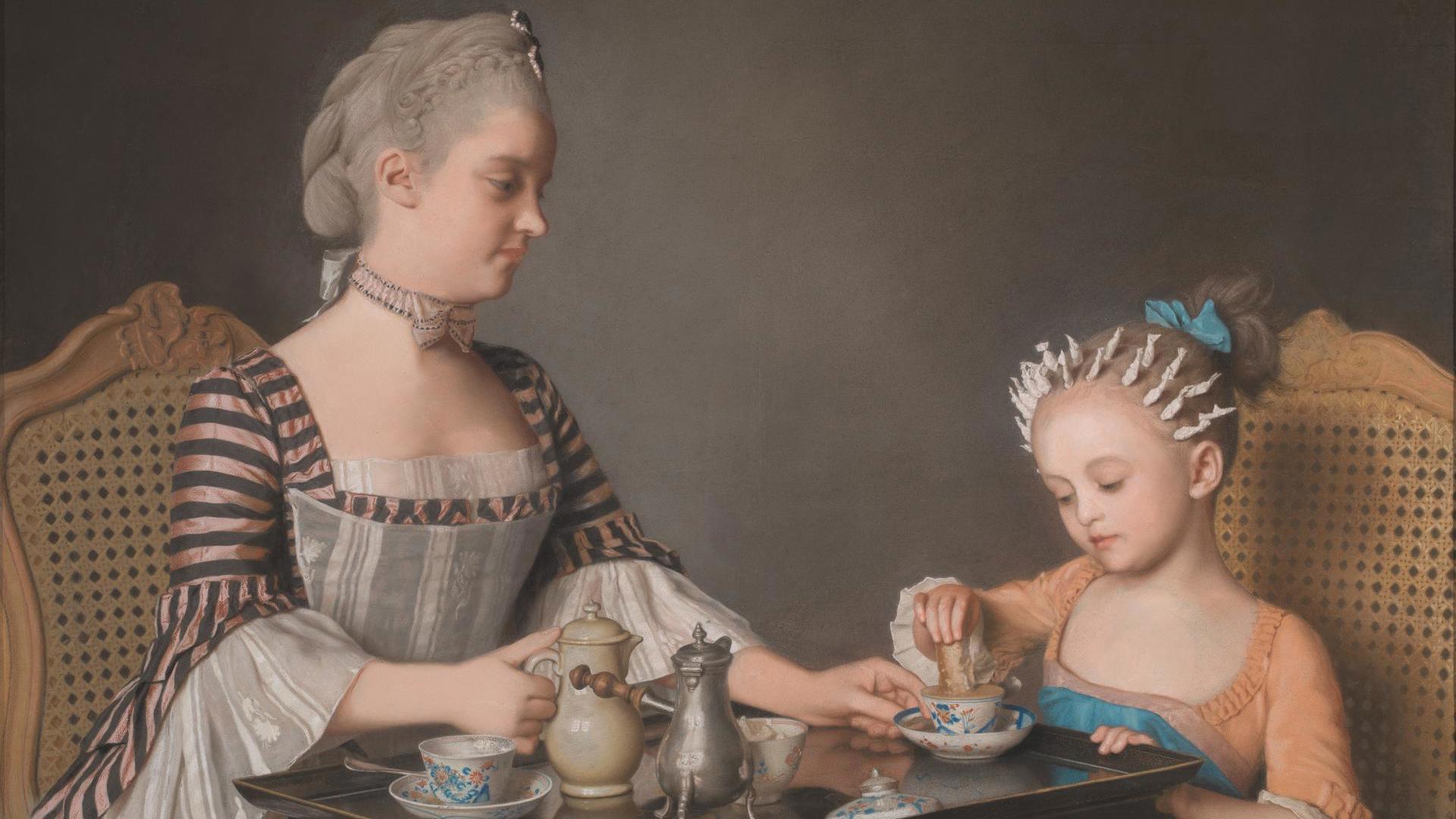 The Lavergne Family Breakfast by Jean-Etienne Liotard