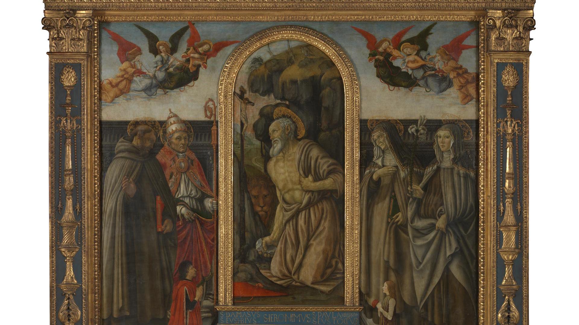 S. Gerolamo Altarpiece by Francesco Botticini