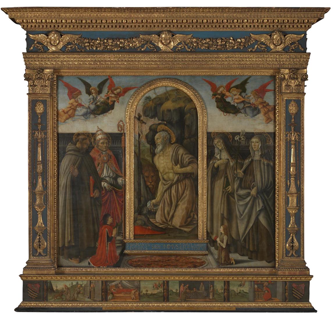S. Gerolamo Altarpiece by Francesco Botticini