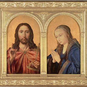 Diptych: Christ and the Virgin