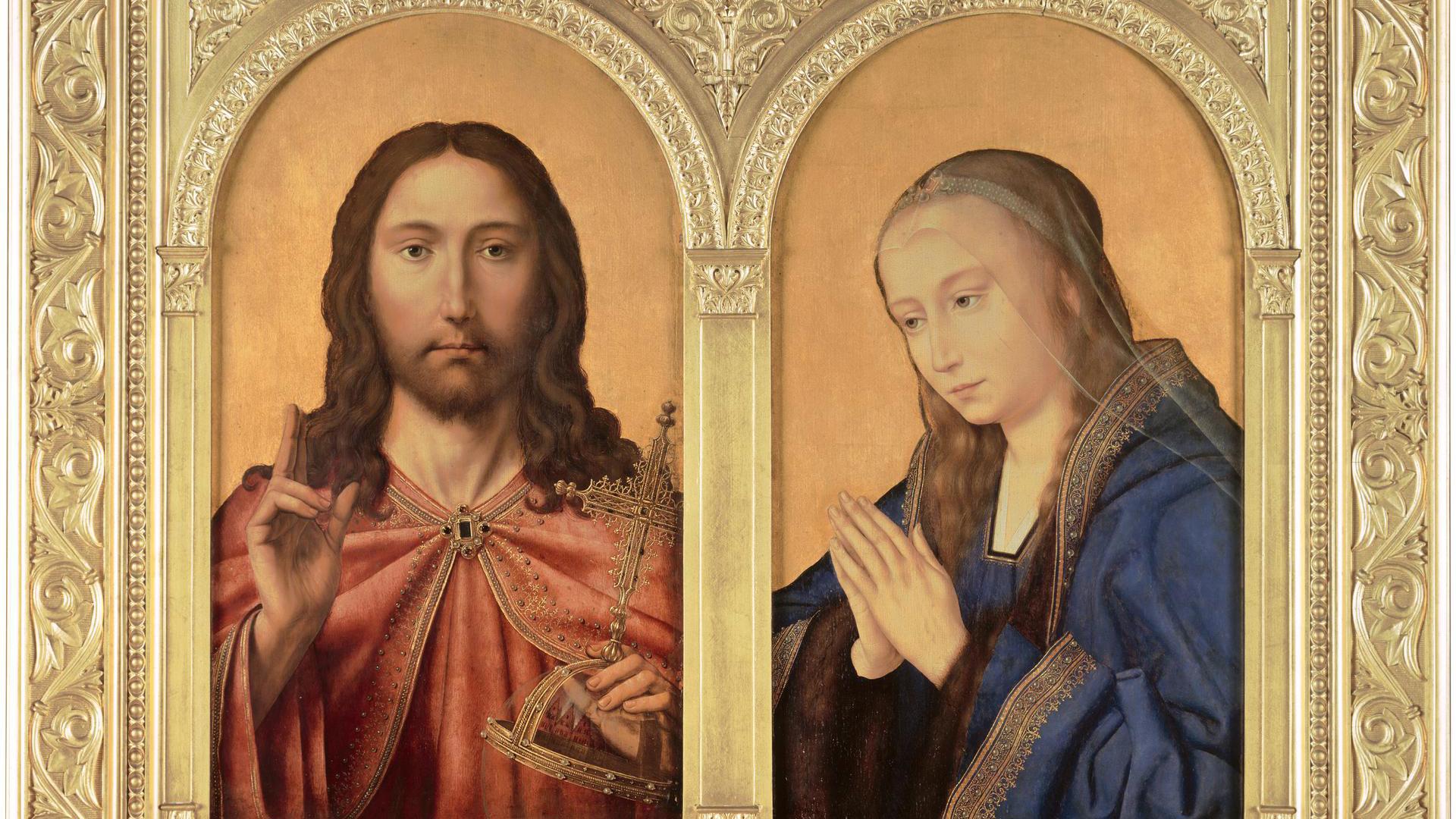 Diptych: Christ and the Virgin by Workshop of Quinten Massys