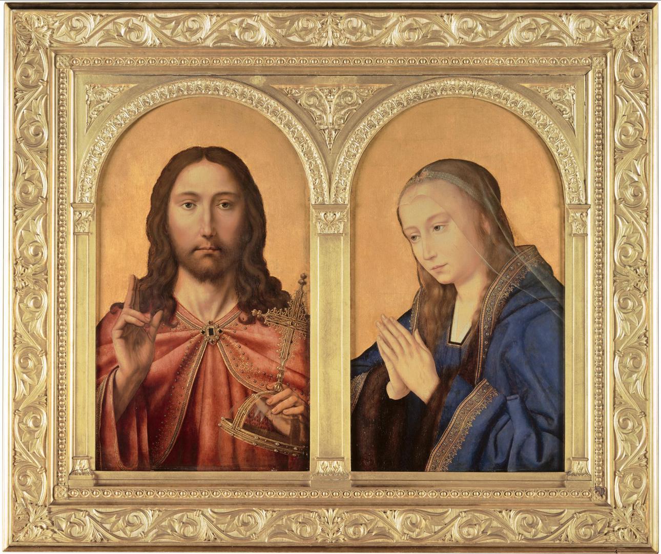 Diptych: Christ and the Virgin by Workshop of Quinten Massys