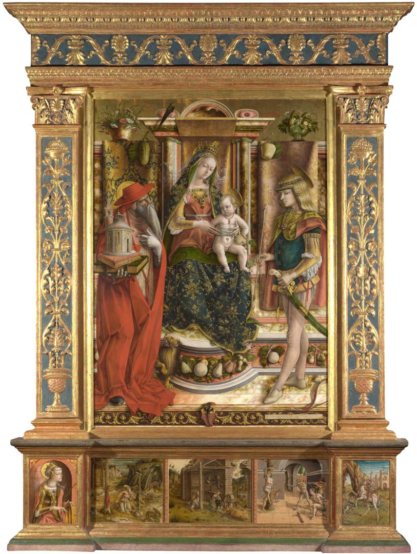 Altarpiece from S. Francesco dei Zoccolanti, Matelica by Carlo Crivelli