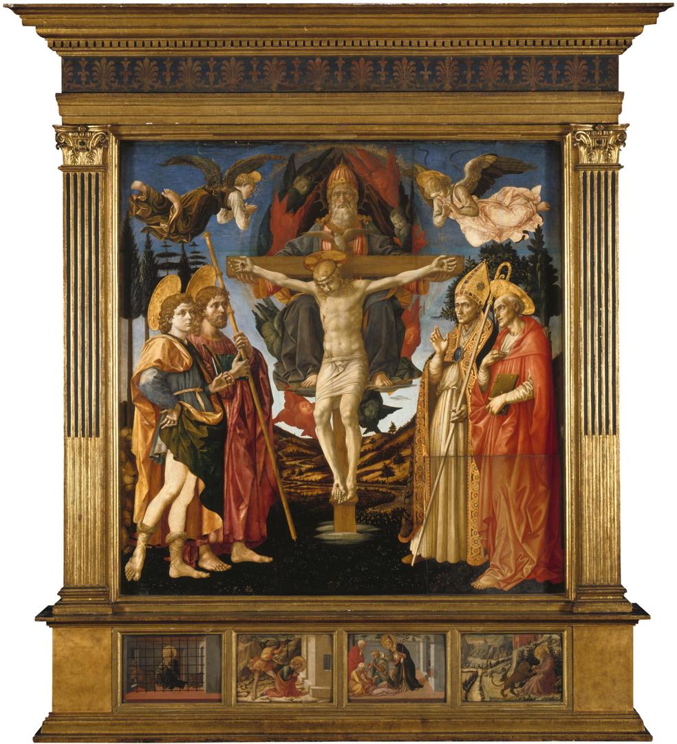 The Pistoia Santa Trinità Altarpiece by Francesco Pesellino and Fra Filippo Lippi and workshop
